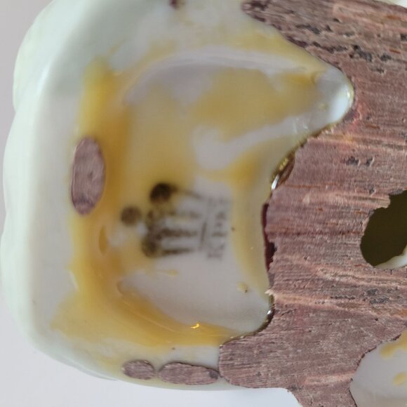 Porcelain KPM Japanese Geisha Figurine With Fan Kneeling 10" Floral Detail - Picture 3 of 9